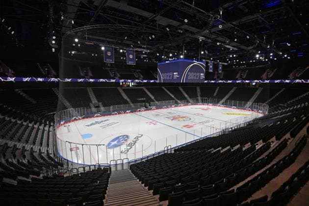 SAP Garden,Uebersicht, Handball:Bekanntgabe der Spielorte der 30th IHF World Championship, WM, Weltmeisterschaft WM 2027 in Deutschland am 28.10.2024 in Muenchen. *** SAP Garden,Overview, Handball Announcement of the venues of the 30th IHF World Championship, World Championship 2027 in Germany on 28 10 2024 in Munich