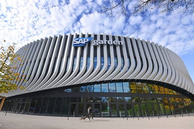 Ubersicht SAP Garden,Aussenaufnahme. Handball:Bekanntgabe der Spielorte der 30th IHF World Championship, WM, Weltmeisterschaft WM 2027 in Deutschland am 28.10.2024 in Muenchen. *** Overview SAP Garden, outdoor shot handball Announcement of the venues for the 30th IHF World Championship, World Cup 2027 in Germany on 28 10 2024 in Munich
