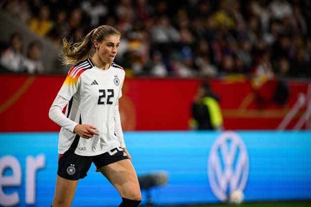 DUISBURG, GERMANY - 28 OCTOBER, 2024: Jule Brand, The friendly football match of national women teams Germany and Australia at Schauinsland Reisen Arena  Copyright: xVitaliixKliuiev(Vitleo)x