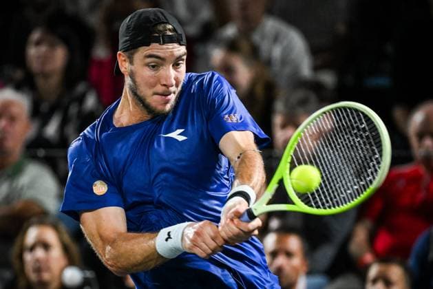 October 29, 2024, Paris, France, France: Jan-Lennard STRUFF of Germany during the second day of the Rolex Paris Masters 1000 tennis tournament at Accor Arena on October 29, 2024 in Paris, France. Paris France - ZUMAm308 20241029_zsp_m308_001 Copyright: xMatthieuxMirvillex