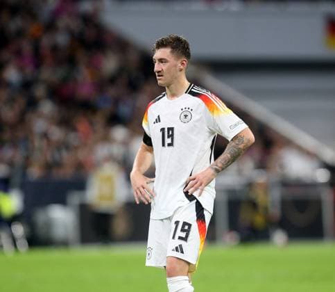 Angelo Stiller (GER) . Deutschland -Niederlande . Fussball-Länderspiel 2024, Freundschaftsspiel . München, GER, 14.10.2024 ,
