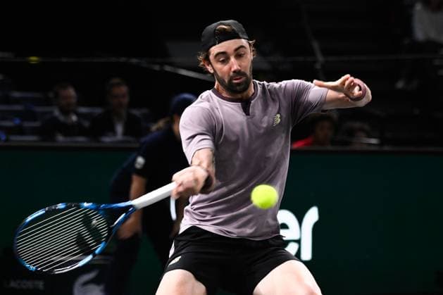 Jordan Thompson ( AUS ) during the Rolex Paris Masters at Accor Hotel Arena on October 29, 2024 in Paris, France. (Photo by Federico Pestellini Panoramic ) TENNIS : Rolex Paris Masters - Paris - 29 10 2024 FedericoPestellini Panoramic 