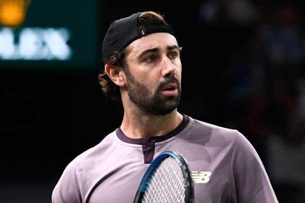 Jordan Thompson ( AUS ) during the Rolex Paris Masters at Accor Hotel Arena on October 29, 2024 in Paris, France. (Photo by Federico Pestellini Panoramic ) TENNIS : Rolex Paris Masters - Paris - 29 10 2024 FedericoPestellini Panoramic 