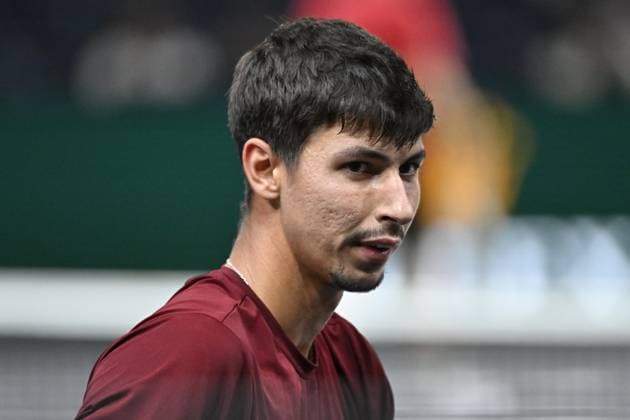 Tennis : Rolex Paris Masters 2024 - Alexei Popyrn - Australie Tennis : Rolex Paris Masters 2024 - Paris - 30 10 2024 ChrysleneCaillaud Panoramic 