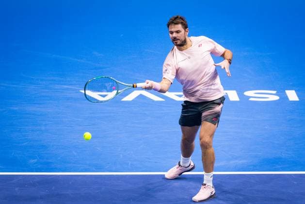 MARTERER - WAWRINKA Stanislas Wawrinka during first round Slovak open tennis match against Maximilian Marterer in Bratislava, Slovakia, October 30, 2024. PUBLICATION NOT IN SLOVAKIA Copyright: xx 080A3407