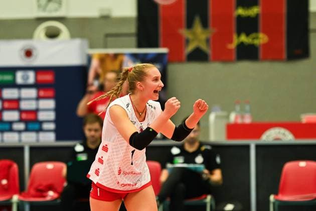 Patricia Nestler (Dresdner SC, 1) Dresdner SC vs. VfB Suhl Lotto Thueringen, 1. Volleyball Bundesliga Frauen, Spielzeit 2024 2025, 30.10.2024 Dresdner SC vs. VfB Suhl Lotto Thueringen, 1. Volleyball Bundesliga Frauen, Spielzeit 2024 2025, 30.10.2024 Dresden Copyright: xEibner-Pressefoto PatrickxHoepnex EP_PHR