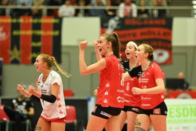 Sarah Straube (Dresdner SC, 18) Dresdner SC vs. VfB Suhl Lotto Thueringen, 1. Volleyball Bundesliga Frauen, Spielzeit 2024 2025, 30.10.2024 Dresdner SC vs. VfB Suhl Lotto Thueringen, 1. Volleyball Bundesliga Frauen, Spielzeit 2024 2025, 30.10.2024 Dresden Copyright: xEibner-Pressefoto PatrickxHoepnex EP_PHR