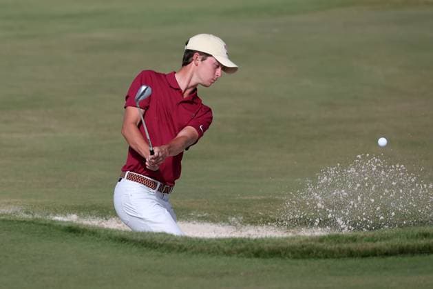 ATLANTA, GA - OCTOBER 30: Florida State Seminoles Patrick McCann during day two of the 2024 East Lake Cup on October 30, 2024 at East Lake Golf Club in Atlanta, Georgia. (Photo by Michael Wade Icon Sportswire) GOLF: OCT 30 East Lake Cup EDITORIAL USE ONLY Icon24103009