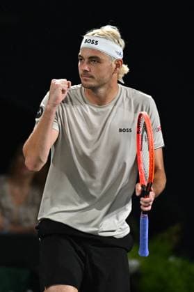 Rolex Paris Masters - 2nd Round Taylor Fritz (USA) during his second round at the 2024 Rolex Paris Masters at the Accor Arena in Paris, France, on October 30, 2024. Photo by Corinne Dubreuil ABACAPRESS.COM Paris France  Copyright: xDubreuilxCorinne ABACAx