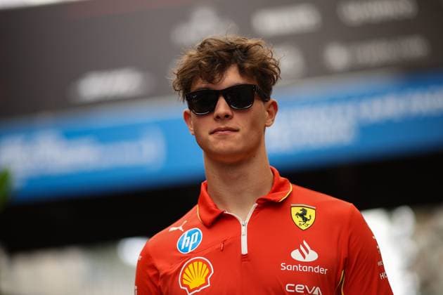 BEARMAN Oliver (gbr), Scuderia Ferrari SF-24, portrait during the Formula 1 Grande Premio de Sao Paulo 2024, 21th round of the 2024 Formula One World Championship, WM, Weltmeisterschaft from November 1 to 3, 2024 on the Interlagos Circuit, in Sao Paulo, Brazil - F1 - SAO PAULO GRAND PRIX 2024 DPPI Panoramic  241031_R21_BRASILE_DP_XB3_1133