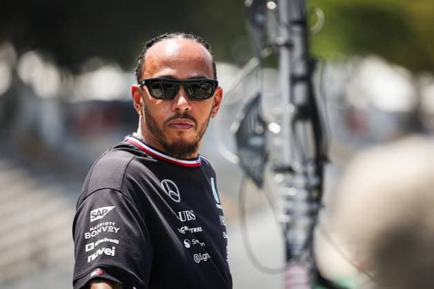 HAMILTON Lewis (gbr), Mercedes AMG F1 Team W15, portrait during the Formula 1 Grande Premio de Sao Paulo 2024, 21th round of the 2024 Formula One World Championship, WM, Weltmeisterschaft from November 1 to 3, 2024 on the Interlagos Circuit, in Sao Paulo, Brazil - F1 - SAO PAULO GRAND PRIX 2024 DPPI Panoramic  241031_R21_BRASILE_DP_AV6_6556