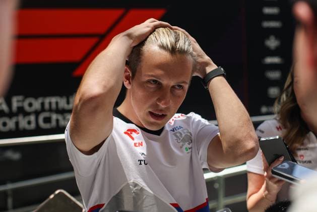 LAWSON Liam (nzl), Visa Cash App RB F1 Team VCARB 01, portrait during the Formula 1 Grande Premio de Sao Paulo 2024, 21th round of the 2024 Formula One World Championship, WM, Weltmeisterschaft from November 1 to 3, 2024 on the Interlagos Circuit, in Sao Paulo, Brazil - F1 - SAO PAULO GRAND PRIX 2024 DPPI Panoramic  241031_R21_BRASILE_DP_XB5_9382