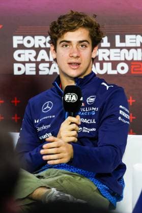 Franco Colapinto (ARG) - Williams Racing - Williams FW46 - Mercedes during the Thursday press conference, PK, Pressekonferenz of Formula 1 Lenovo Grande Premio de Sao Paulo 2024, scheduled to take place at Interlagos Circuit, San Paolo, Brasil, BRA Nov 1st-3rd, 2024  Copyright: xAlessioxDexMarco IPAxSportx xipax xx IPA_51166771 IPA_Agency_IPA51166771