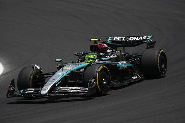November 1, 2024, Sao Paulo, Sao Paulo, Brazil: LEWIS HAMILTON, of Mercedes AMG Petronas F1 Team, drives during the free practice section of the 2024 Formula One Grand Prix of Sao Paulo at Interlagos circuit, on November 1. The grand prix will be celebrated next Sunday, November 3. Sao Paulo Brazil - ZUMAl146 20241101_aaf_l146_027 Copyright: xPauloxLopesx