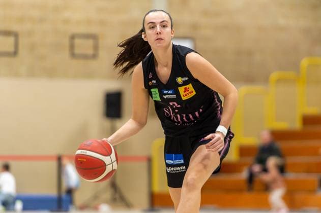 Camille Hillotte (Saarlouis Royals,No.03) DEU, Leverkusen, 01.11.2024 Basketball, Toyota 1. Damen-Basketball-Bundesliga, Saison 2024 2025, 6. Spieltag, Wings Leverkusen - Saarlouis Royals Werner-Heisenberg-Halle NRW Germany