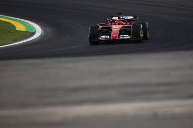 16 LECLERC Charles (mco), Scuderia Ferrari SF-24, action during the Formula 1 Grande Premio de Sao Paulo 2024, 21th round of the 2024 Formula One World Championship, WM, Weltmeisterschaft from November 1 to 3, 2024 on the Interlagos Circuit, in Sao Paulo, Brazil - F1 - SAO PAULO GRAND PRIX 2024 DPPI Panoramic  241101_R21_BRASILE_DP_XB3_1629