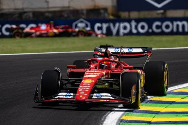 01.11.2024, Autodromo Jose Carlos Pace, Interlagos, FORMULA 1 LENOVO GRANDE PREMIO DE SAO PAULO 2024 , im Bild Charles Leclerc (MCO), Scuderia Ferrari HP (Photo by Hasan Bratic DeFodi Images) not used in POL SRB CRO FRA GBR NED ITA USA Defodi-506_20241101_hbr_0070