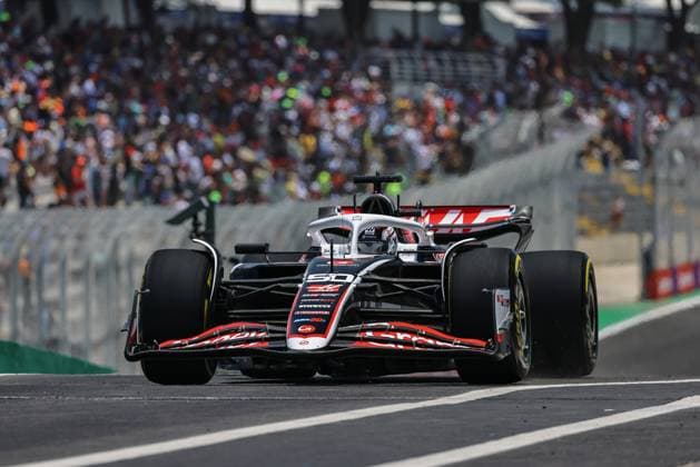 01.11.2024, Autodromo Jose Carlos Pace, Interlagos, FORMULA 1 LENOVO GRANDE PREMIO DE SAO PAULO 2024 , im Bild Oliver Bearman (GBR), MoneyGram Haas F1 Team (Photo by Hasan Bratic DeFodi Images) not used in POL SRB CRO FRA GBR NED ITA USA Defodi-506_20241101_hbr_0117