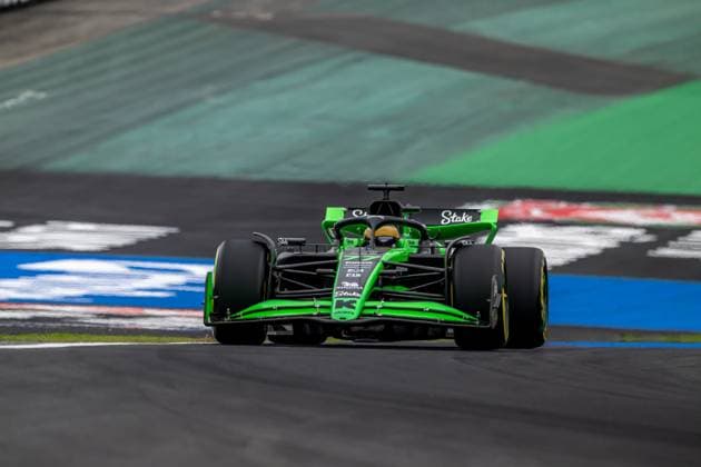SAO PAULO, BRAZIL: Valtteri Bottas, racing for the Stake F1 Team team during the 2024 Formula 1 Sao Paulo Grand Prix at the Interlagos Circuit in Sao Paulo, Brazil