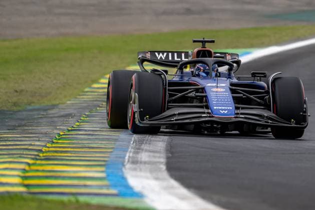 SAO PAULO, BRAZIL: Alex Albon, racing for the Williams Racing team during the 2024 Formula 1 Sao Paulo Grand Prix at the Interlagos Circuit in Sao Paulo, Brazil