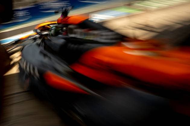 SAO PAULO, BRAZIL: Oscar Piastri, racing for the McLaren F1 team during the 2024 Formula 1 Sao Paulo Grand Prix at the Interlagos Circuit in Sao Paulo, Brazil