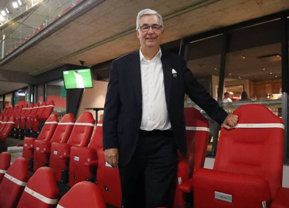 29.10.24 VfB Stuttgart Dietmar Allgaier Deutschland, Stuttgart, 29.10.2024, Fussball, Bundesliga, VfB Stuttgart: Dietmar Allgaier (Präsident).