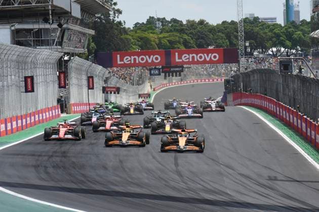 Formula 1 Sao Paulo GP sprint race Sao paulo (sp), 11 02 2024 formula1 gp interlagos sp start of the sprint race of the sao paulo gp that takes place, this saturday (2), at the interlagos racetrack, in the south zone of the capital of sao paulo, at the lenovo formula 1 grand prix of sao paulo 2024. (Foto: Julio D Paula Thenews2 imago images) SPO  Copyright: xJulioxD Paulax