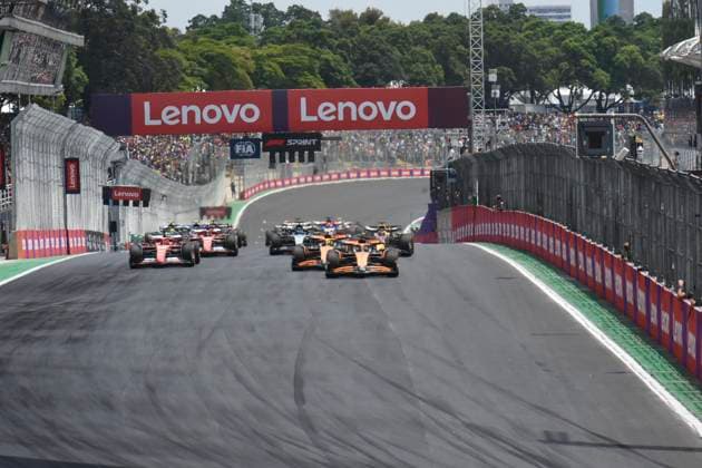 Formula 1 Sao Paulo GP sprint race Sao paulo (sp), 11 02 2024 formula1 gp interlagos sp start of the sprint race of the sao paulo gp that takes place, this saturday (2), at the interlagos racetrack, in the south zone of the capital of sao paulo, at the lenovo formula 1 grand prix of sao paulo 2024. (Foto: Julio D Paula Thenews2 imago images) SPO  Copyright: xJulioxD Paulax