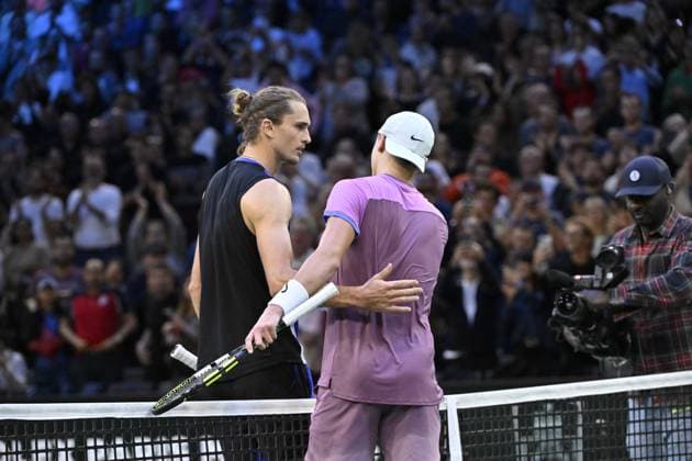 Tennis : Rolex Paris Masters 2024 - Alexander Zverev - Allemagne Tennis : Rolex Paris Masters 2024 - Paris - 02 11 2024 ChrysleneCaillaud Panoramic 