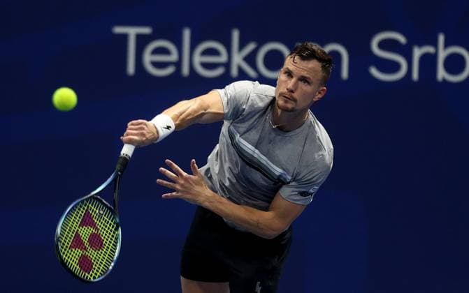 02.11.2024 Belgrade(Serbia) Belgrade Open ATP, Tennis Herren Series men s singles Marton Fucsovics Hungary :