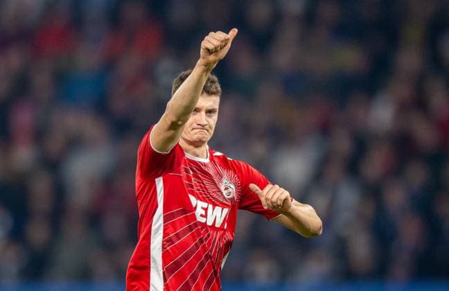 Fussball, Herren, Saison 2024 2025, 2. Bundesliga (11. Spieltag), Hertha BSC - 1. FC Köln, Eric Martel (1. FC Köln), 02.11. 2024,