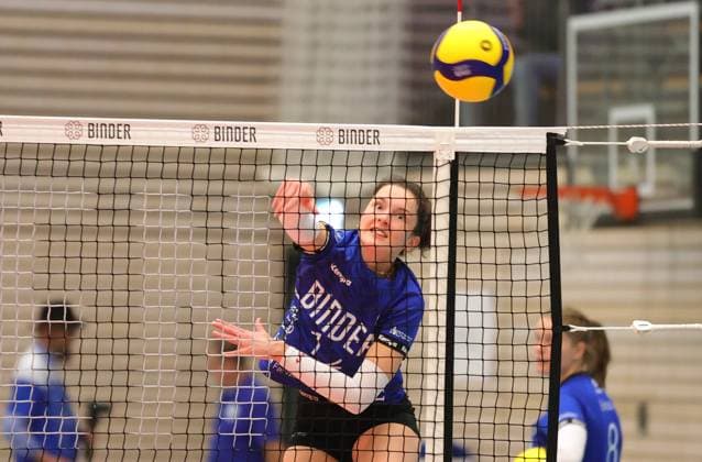 BAU 02.11.2024, Deutschland, Weissach, Volleyball 2. Bundesliga Frauen Pro, Binder Blaubären Flacht vs. ESA Grimma Volleys, Julia Cedeno (Flacht)