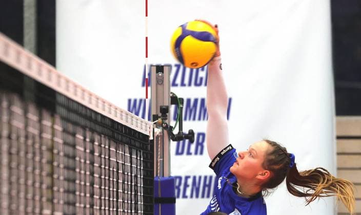 BAU 02.11.2024, Deutschland, Weissach, Volleyball 2. Bundesliga Frauen Pro, Binder Blaubären Flacht vs. ESA Grimma Volleys, Saskia Lenk (Flacht)
