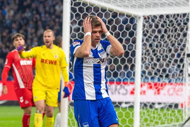 Fussball, Herren, Saison 2024 2025, 2. Bundesliga (11. Spieltag), Hertha BSC - 1. FC Köln, Florian Niederlechner (Hertha BSC), 02.11. 2024,