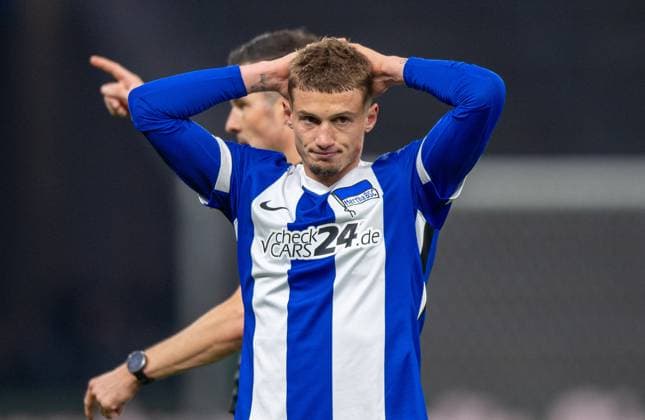 Fussball, Herren, Saison 2024 2025, 2. Bundesliga (11. Spieltag), Hertha BSC - 1. FC Köln, Michael Cuisance (Hertha BSC), 02.11. 2024,