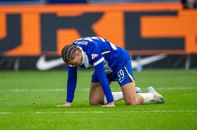Fussball, Herren, Saison 2024 2025, 2. Bundesliga (11. Spieltag), Hertha BSC - 1. FC Köln, Derry Scherhant (Hertha BSC), 02.11. 2024,