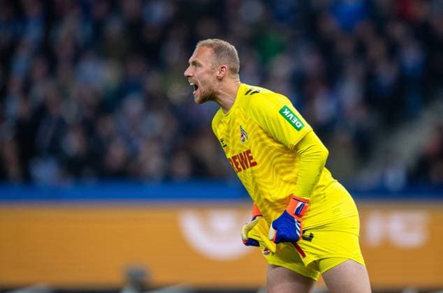 Fussball, Herren, Saison 2024 2025, 2. Bundesliga (11. Spieltag), Hertha BSC - 1. FC Köln, Torhüter Marvin Schwäbe (1. FC Köln), 02.11. 2024,