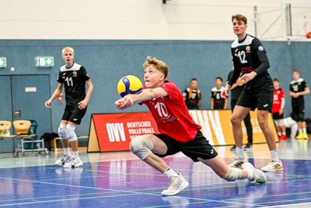 Volleyball - 2. BL - VC Juniors Frankfurt - FC Schüttorf 09 - 02.11.24, Backhaus, Joris (Juniors),