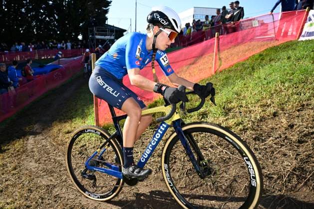 2024 UEC Cyclo-Cross EC - Women U23 PONTEVEDRA, SPAIN - NOVEMBER 03 : Bramati Lucia (ITA) in action during the 2024 UEC Cyclo-Cross European Championships for Women U23 on November 03, 2024 in Pontevedra, Spain, 03 11 2024 Pontevedra Spain  Copyright: xNicoxVereeckenx