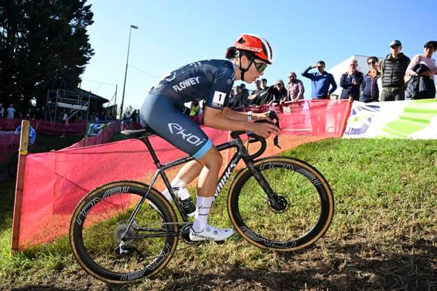 2024 UEC Cyclo-Cross EC - Women U23 PONTEVEDRA, SPAIN - NOVEMBER 03 : Schreiber Marie (LUX) in action during the 2024 UEC Cyclo-Cross European Championships for Women U23 on November 03, 2024 in Pontevedra, Spain, 03 11 2024 Pontevedra Spain  Copyright: xNicoxVereeckenx