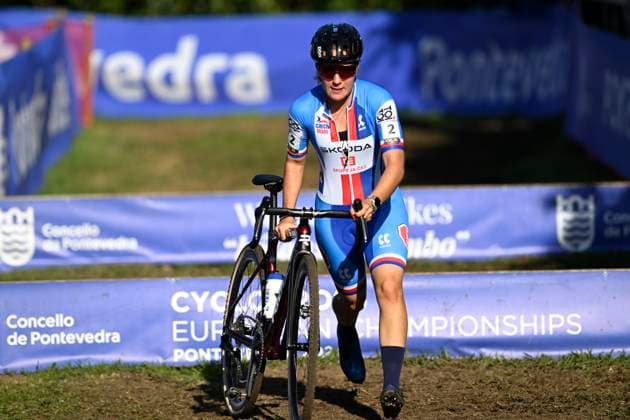 2024 UEC Cyclo-Cross EC - Women U23 PONTEVEDRA, SPAIN - NOVEMBER 03 : Zemanova Kristyna (CZE) in action during the 2024 UEC Cyclo-Cross European Championships for Women U23 on November 03, 2024 in Pontevedra, Spain, 03 11 2024 Pontevedra Spain  Copyright: xNicoxVereeckenx