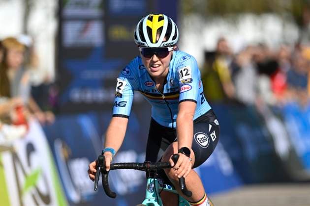 2024 UEC Cyclo-Cross EC - Women U23 PONTEVEDRA, SPAIN - NOVEMBER 03 : Coppens Nette (BEL) during the 2024 UEC Cyclo-Cross European Championships for Women U23 on November 03, 2024 in Pontevedra, Spain, 03 11 2024 Pontevedra Spain  Copyright: xNicoxVereeckenx