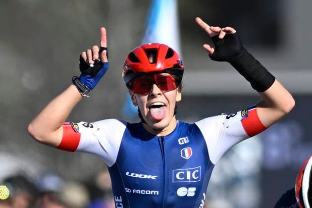 2024 UEC Cyclo-Cross EC - Women U23 PONTEVEDRA, SPAIN - NOVEMBER 03 : Gery Celia (FRA) wins during the 2024 UEC Cyclo-Cross European Championships for Women U23 on November 03, 2024 in Pontevedra, Spain, 03 11 2024 Pontevedra Spain  Copyright: xNicoxVereeckenx