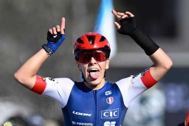 2024 UEC Cyclo-Cross EC - Women U23 PONTEVEDRA, SPAIN - NOVEMBER 03 : Gery Celia (FRA) wins during the 2024 UEC Cyclo-Cross European Championships for Women U23 on November 03, 2024 in Pontevedra, Spain, 03 11 2024 Pontevedra Spain  Copyright: xNicoxVereeckenx