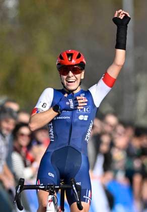2024 UEC Cyclo-Cross EC - Women U23 PONTEVEDRA, SPAIN - NOVEMBER 03 : Gery Celia (FRA) wins during the 2024 UEC Cyclo-Cross European Championships for Women U23 on November 03, 2024 in Pontevedra, Spain, 03 11 2024 Pontevedra Spain  Copyright: xNicoxVereeckenx