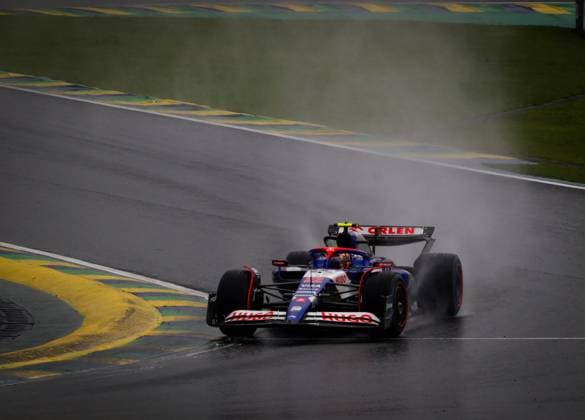 Treino classificatório GP F1 Lenovo SP SÃO PAULO, SP - 03.11.2024: TREINO CLASSIFICATÓRIO GP F1 LENOVO SP - It takes place this Sunday (03) at the Interlagos racetrack, in the south of the capital of São Paulo, after being postponed due to the heavy rain that fell this Saturday (02), the qualifying training for the Formula 1 Lenovo Grand Prix of São Paulo 2024. In the photo, the pilot, Yuki Tsunoda 22, VISA CASH APP RB F1. (Photo: Aloisio Mauricio Fotoarena) x2644956x  AloisioxMauricio