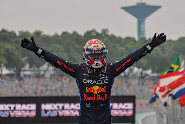 FORMULA 1 LENOVO GRANDE PREMIO DE SAO PAULO 2024 02.11.2024, Autodromo Jose Carlos Pace, Interlagos, FORMULA 1 LENOVO GRANDE PREMIO DE SAO PAULO 2024 , im Bild Sieger Max Verstappen (NLD), Oracle Red Bull Racing