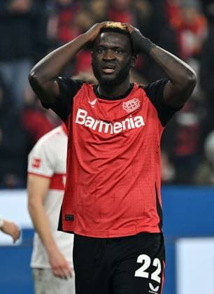 01.11.2024, xjrdrx, Fussball 1.Bundesliga, Bayer 04 Leverkusen - VfB Stuttgart emspor, v.l. Victor Boniface (Bayer Leverkusen) (DFL DFB REGULATIONS PROHIBIT ANY USE OF PHOTOGRAPHS as IMAGE SEQUENCES and or QUASI-VIDEO) Leverkusen