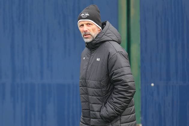 RB Leipzig Training 1. Bundesliga Leipzig, 04.11.2024, Trainingszentrum am Cottaweg, Saison 2024 2025, Fußball, Männer, 1. Bundesliga , RB Leipzig Training , Im Bild: Trainer Marco Rose ,