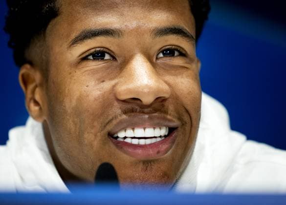 EINDHOVEN - PSV s Ryan Flamingo during a press conference, PK, Pressekonferenz prior to the Champions League match between PSV and Girona FC. ANP KOEN VAN WEEL xVIxANPxSportx xxANPxIVx 512674103 originalFilename: 512674103.jpg